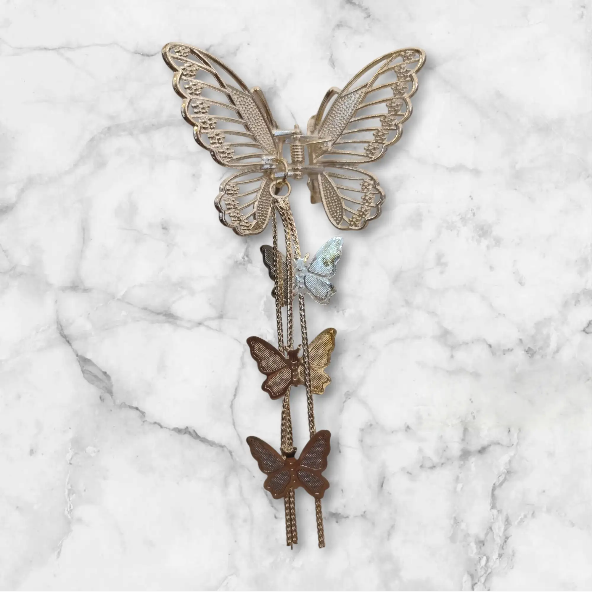 Hebilla Mariposa Dorada